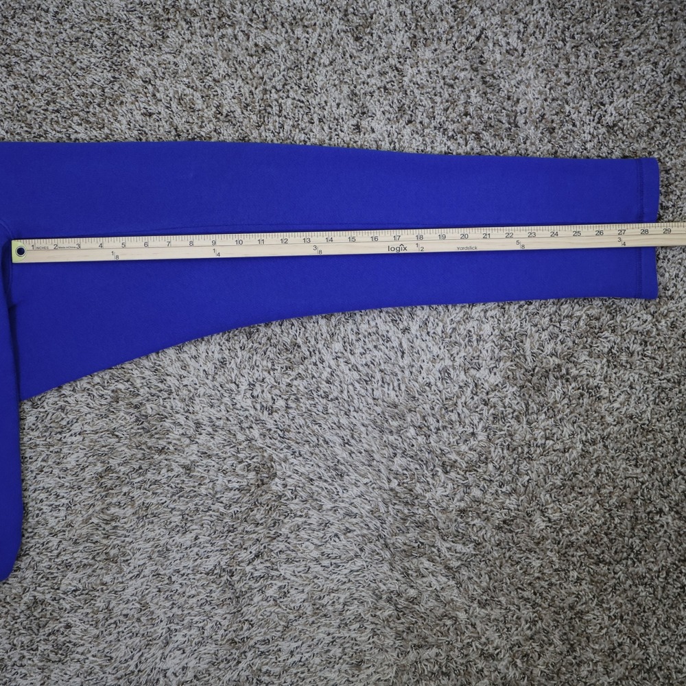 Abercrombie & Fitch‎ Logo Embroidered Sweatpants XS Royal Blue Fleece Joggers - Picture 8 of 11
